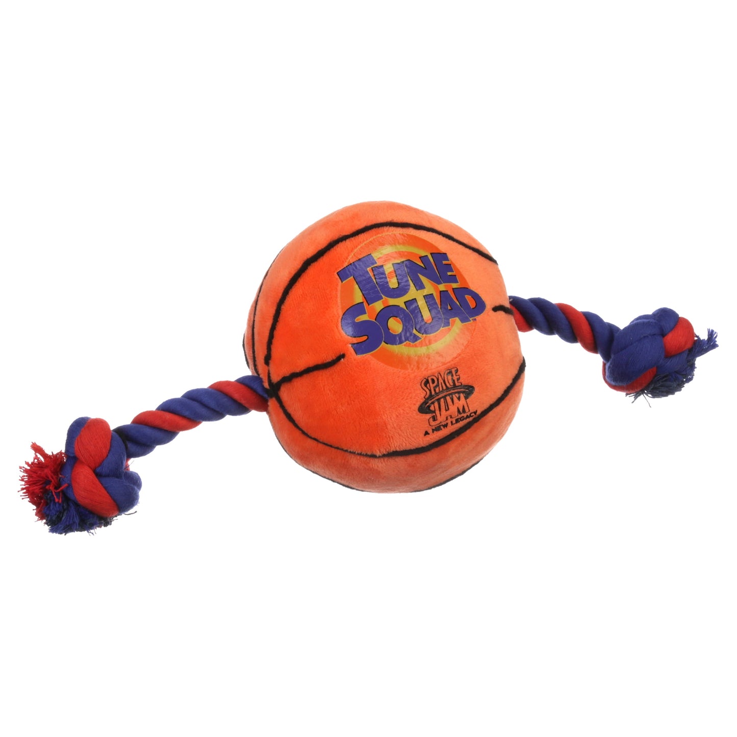 LOONEY TUNES  2: Basketball Rope Pull Dog Toy | Fun and Cute Dog Toy Officially Licensed by Warner Bros  | Large Dog Chew Toy, 12 In