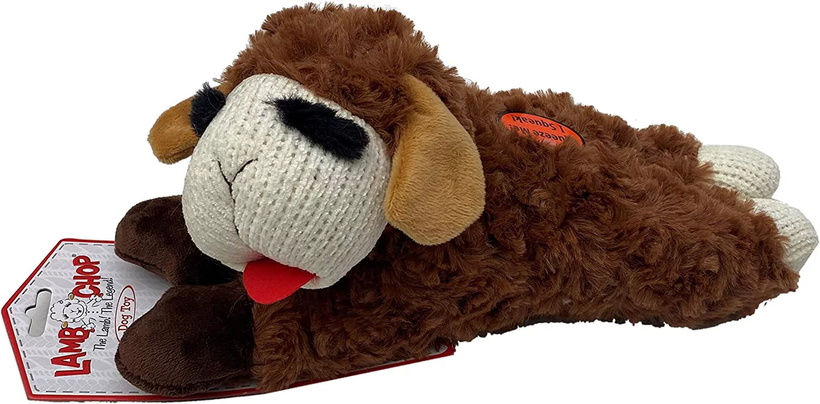 Lambchop Brown 10" with Squeaker Color:Brown Packs:Pack of 1