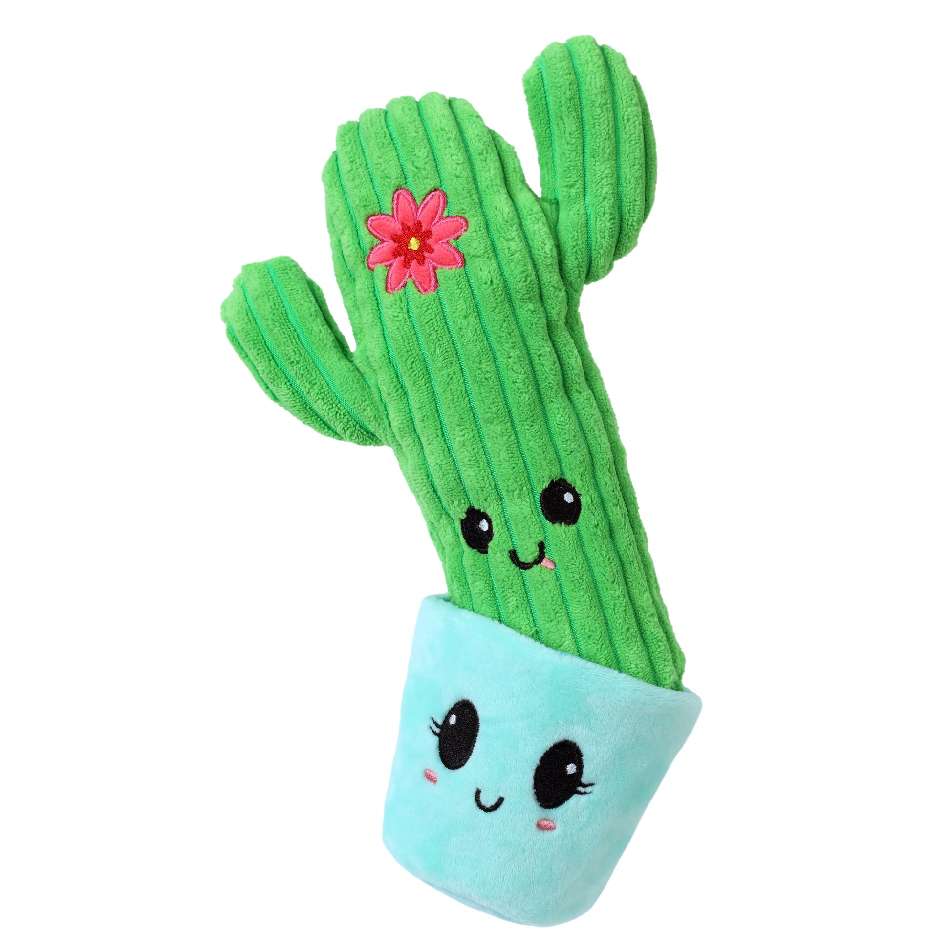 Squeaky Cactus 2 in 1 Pocket Plush Squeaky Dog Toys for Small Dogs