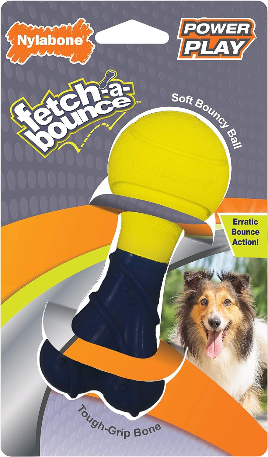 Power Play Fetch-A-Bounce Interactive Play Toy, Fetch Toy for Dogs, Small (1 Count)