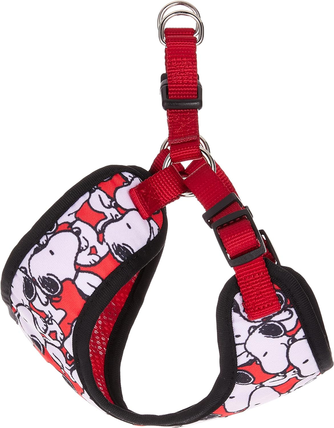 Charlie Brown Snoopy Red Dog Harness, Small | Small White Dog Harnesses with Red Features, Dog Harness for Small Dogs | No Pull Dog Harness, Dog Apparel & Accessories for All Dogs