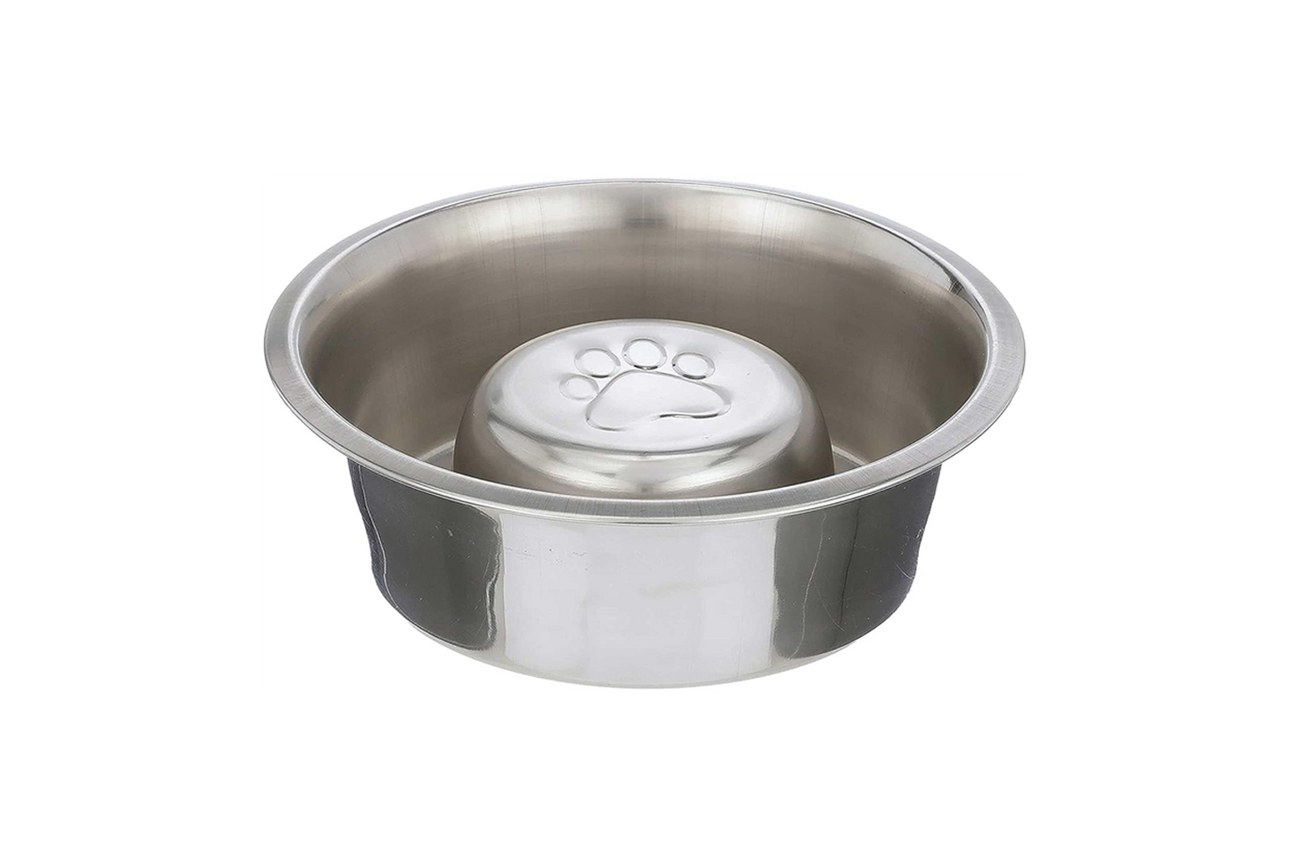 Stainless Steel Slow Feed Bowl for Dogs or Cats - Fits in Neater Feeders and Other Raised Feeders (3 Cup)