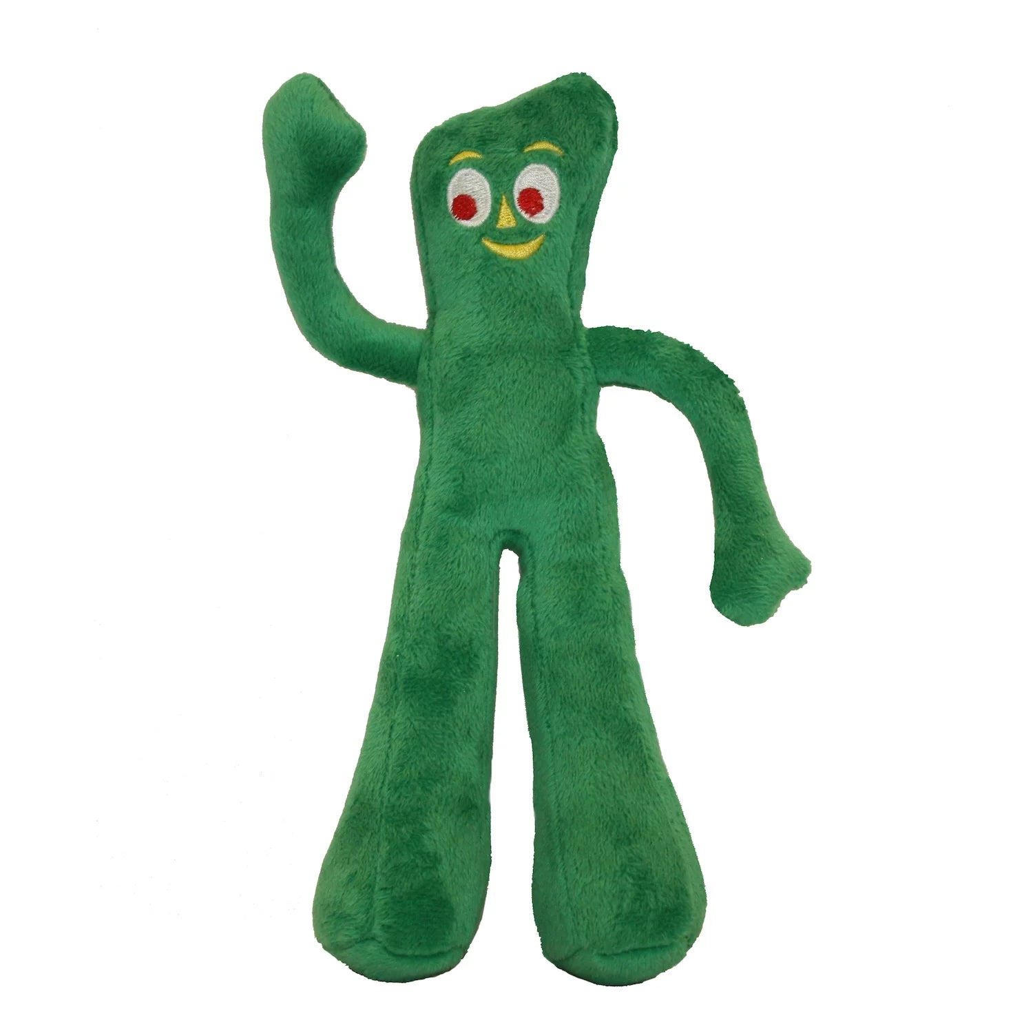 Original Gumby Plush Dog Toy, 9" Squeak, Green