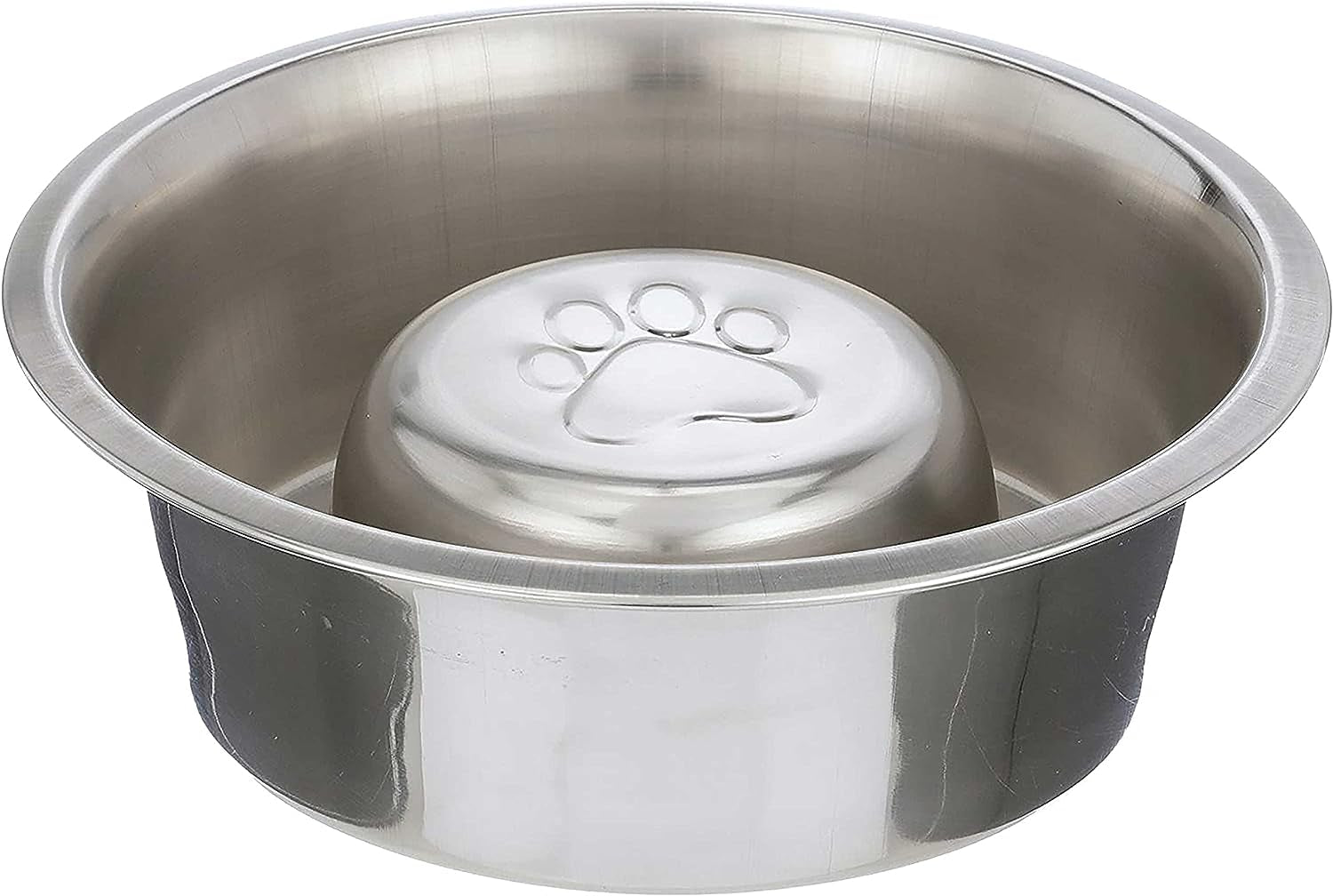 Stainless Steel Slow Feed Bowl for Dogs or Cats - Fits in Neater Feeders and Other Raised Feeders (3 Cup)