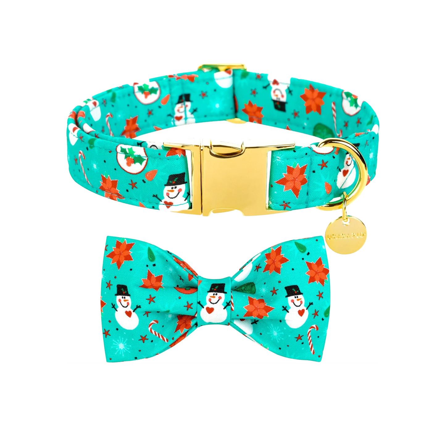 Mr Snowman Christmas Bow Tie Medium Neck 13.5-22In