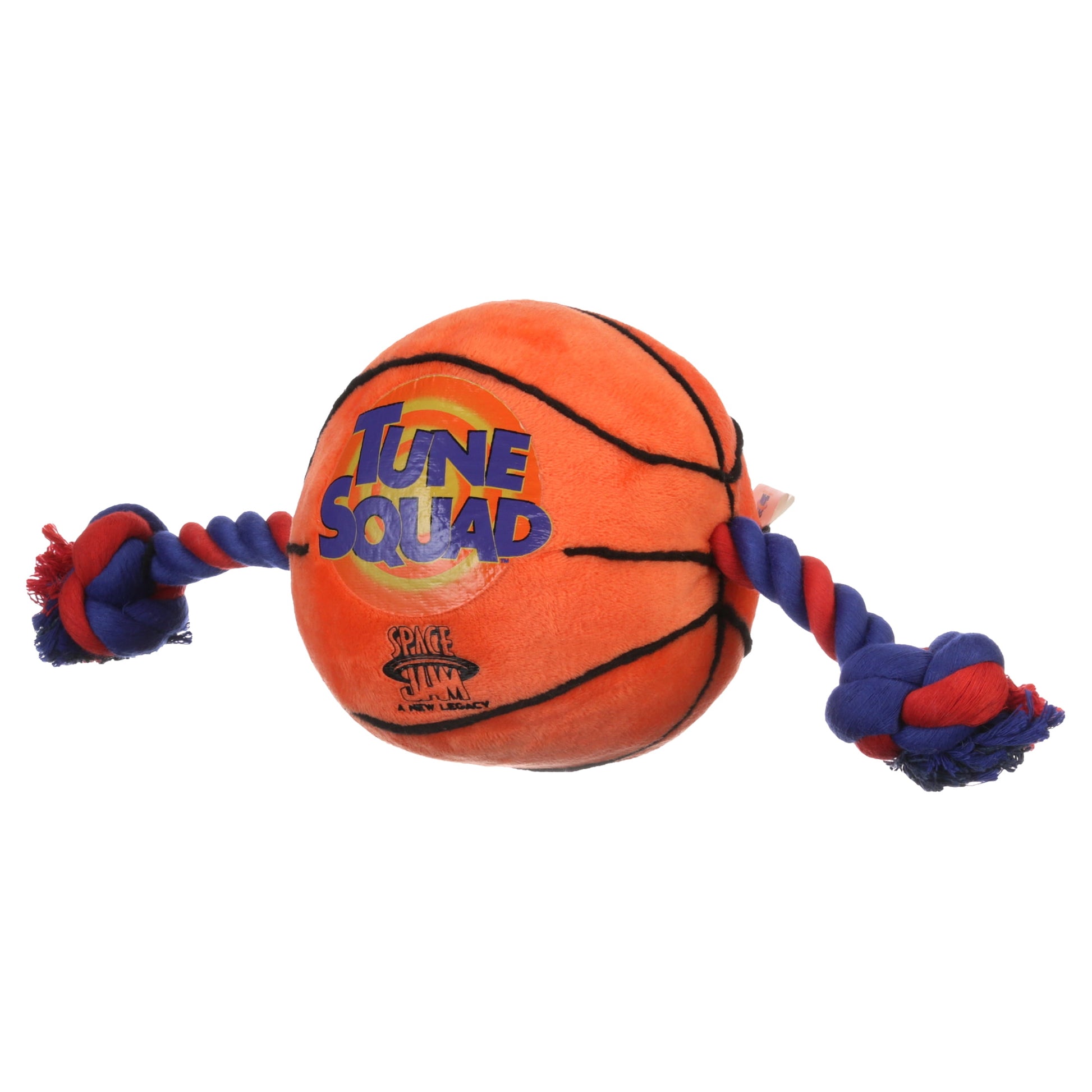 LOONEY TUNES  2: Basketball Rope Pull Dog Toy | Fun and Cute Dog Toy Officially Licensed by Warner Bros  | Large Dog Chew Toy, 12 In