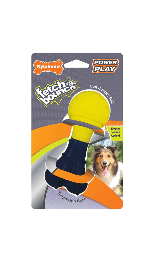 Power Play Fetch-A-Bounce Interactive Dog Toy,